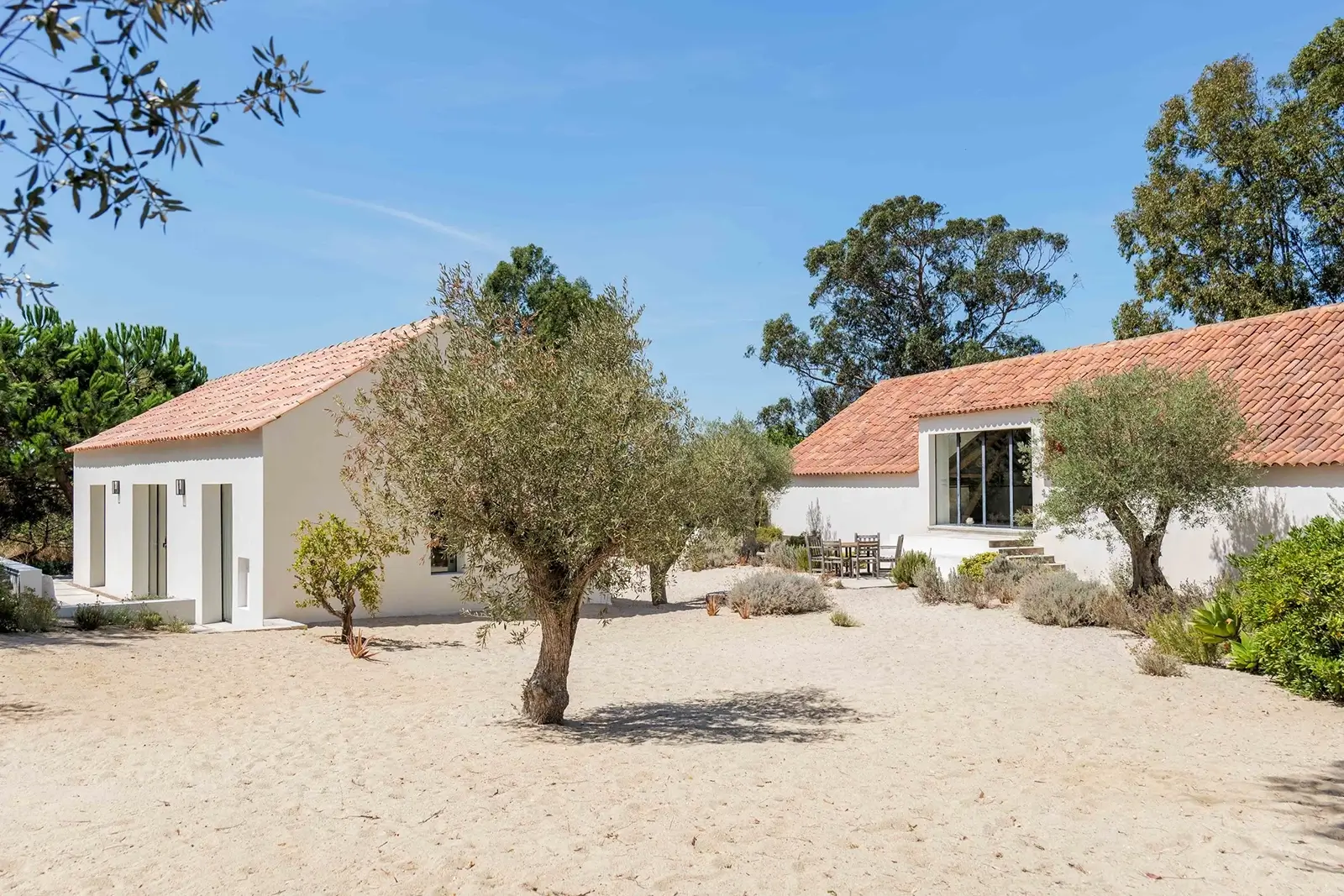 Sublime Wellness Portugal Retreat - outside courtyard area