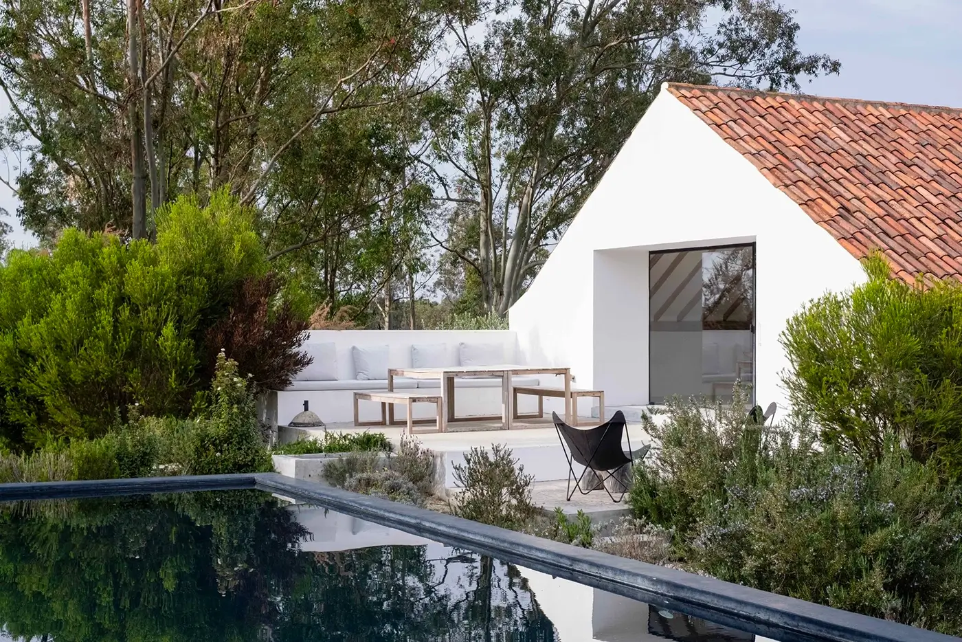 Sublime Wellness Portugal Retreat - patio seating area